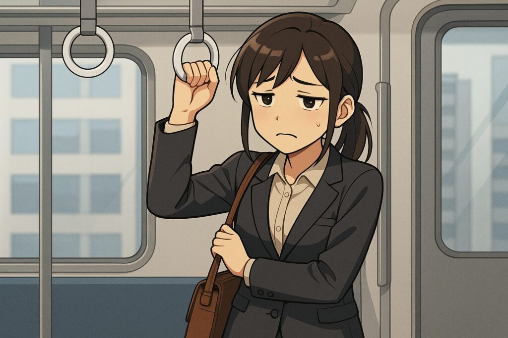 電車で落ち込む心