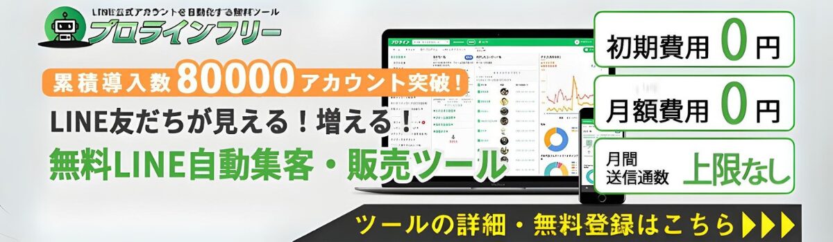 プロラインフリー 料金表